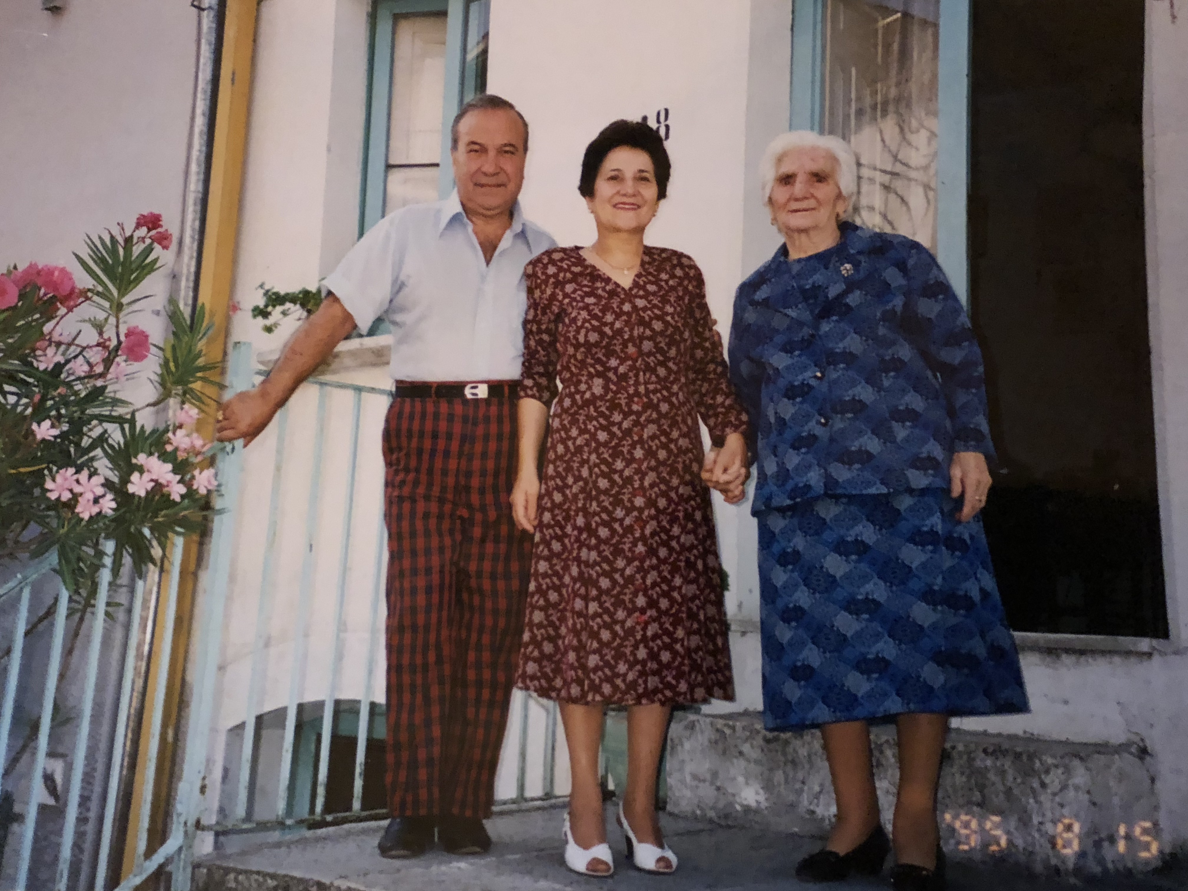 Father Pio Mandato's parents, Andrew and Graziella DeNunzio Mandato and his nonna, Maria DeNunzio.